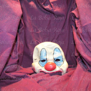 Mascara de payaso media cara