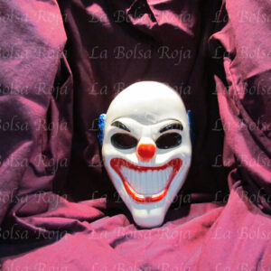 Mascara de payaso con sonrisa