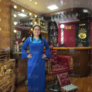 Vestido elfa azul