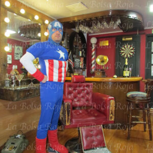 Capitan America azul oscuro