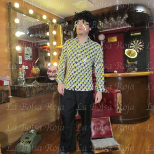 Hippy cuadros amarillos