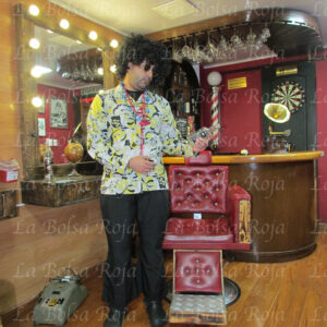 Hippy camisa amarilla negra