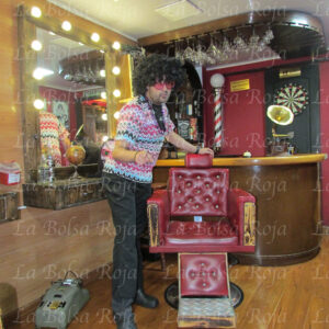 Hippy camisa ondas azul fucsia