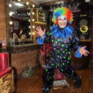 Payaso azul negro