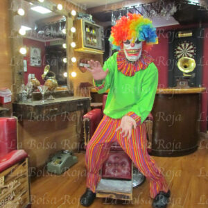 Payaso verdes pantalon a rayas