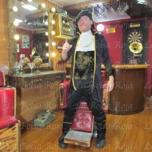 Pirata traje negro